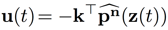 Expression of the output feedback LQG controller