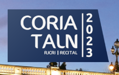 logo de la conférence Coria Taln 2023
